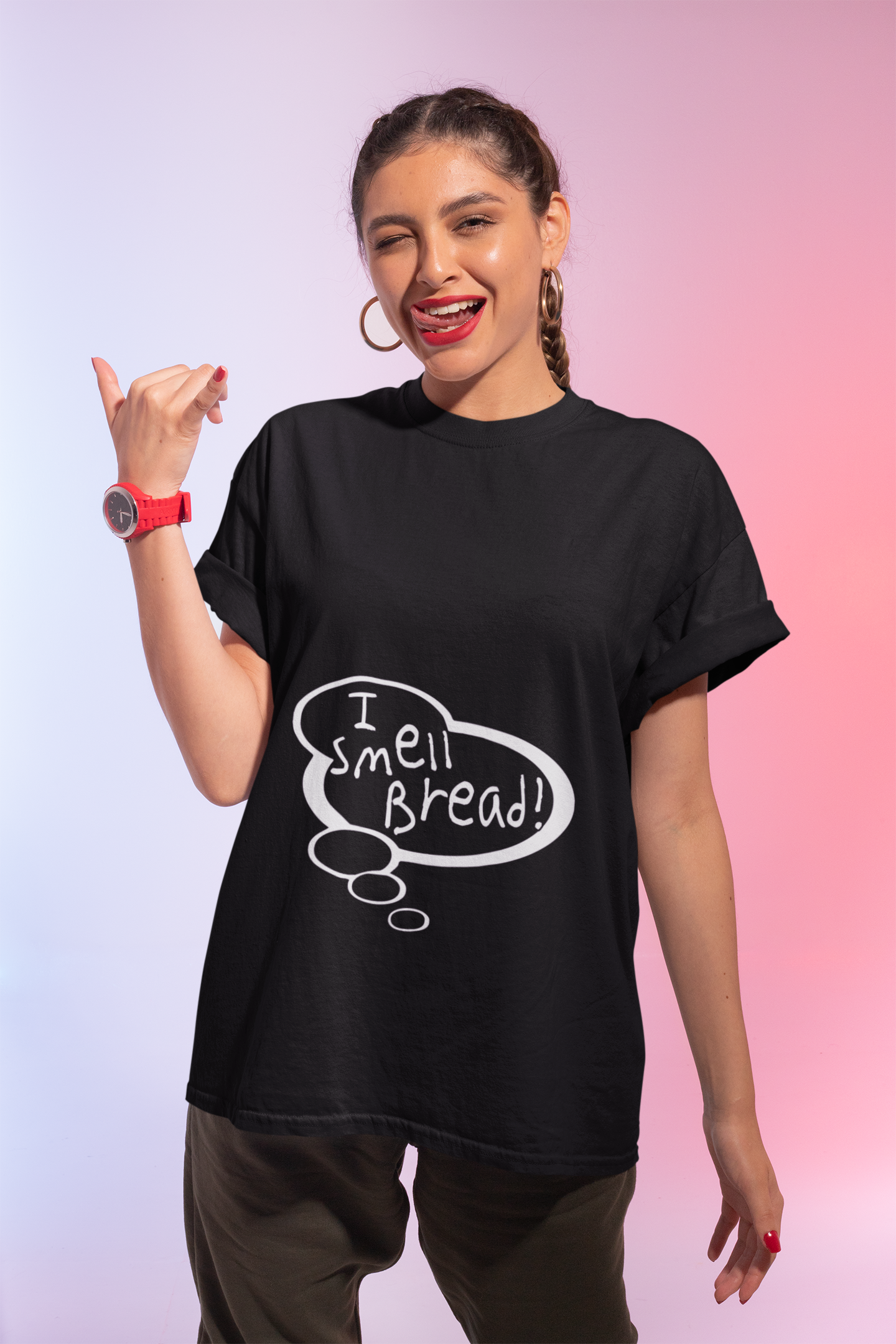 "I Smell Bread!" Baby Thought T-shirts